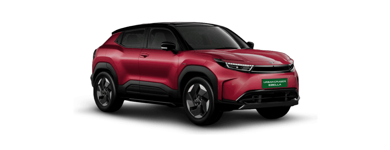 Toyota Urban Cruiser eBella in Sportin Red Dual Tone
