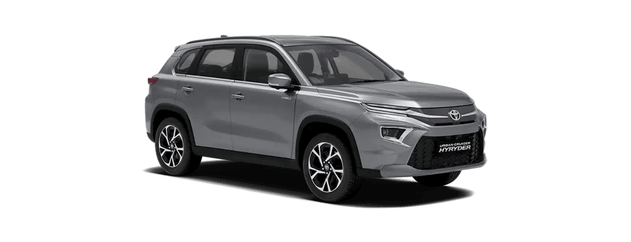 Toyota Urban Cruiser Hyryder in Enticing Silver