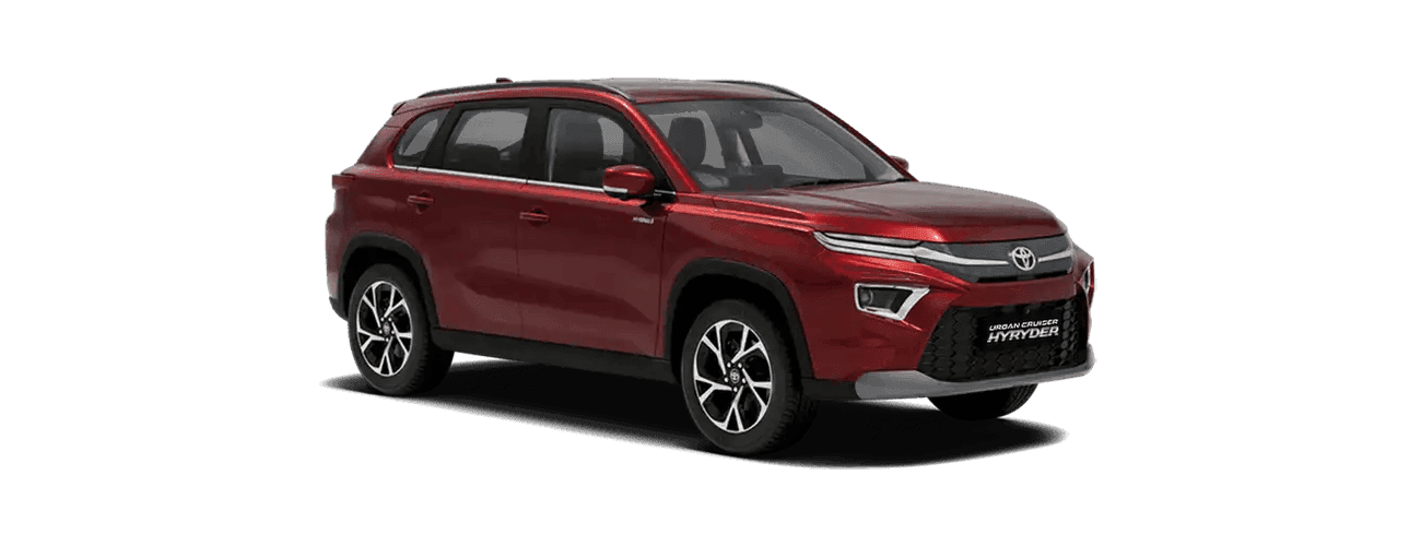 Toyota Urban Cruiser Hyryder in Sportin Red