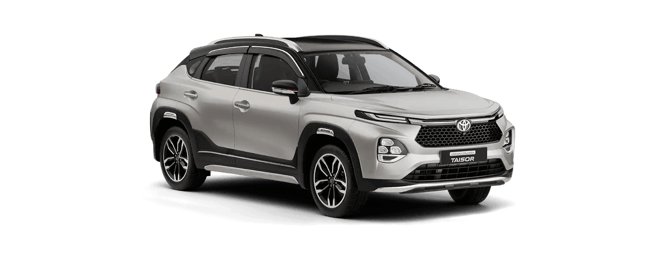 Toyota Urban Cruiser Taisor in Cafe White X Midnight Black