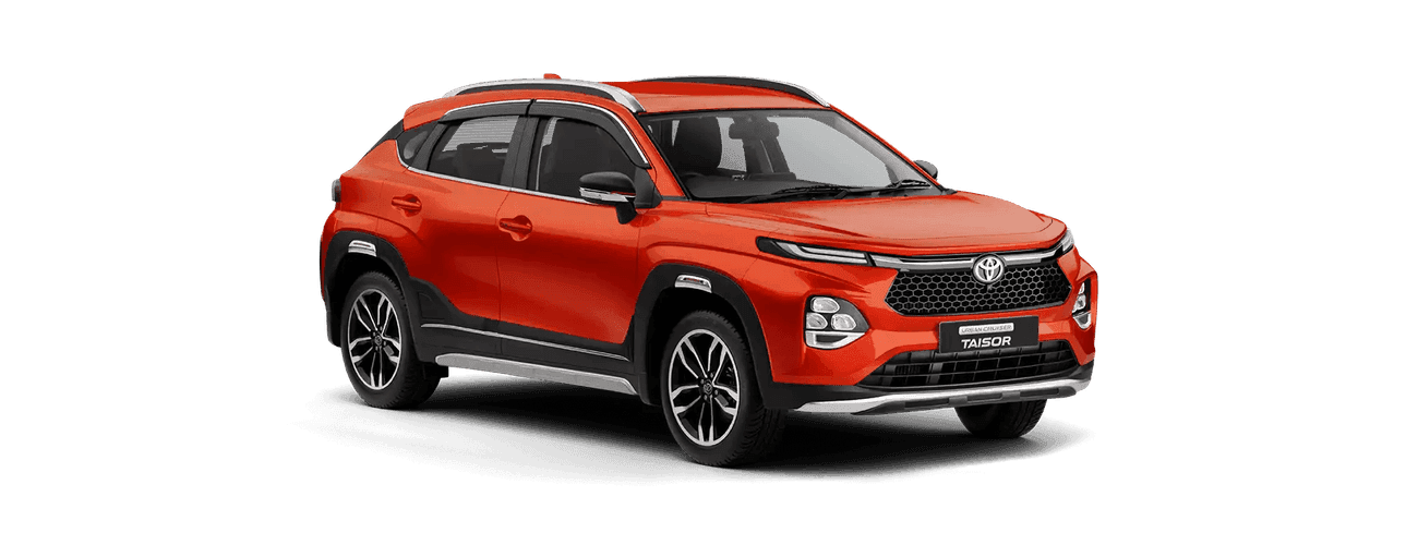 Toyota Urban Cruiser Taisor in Lucent Orange