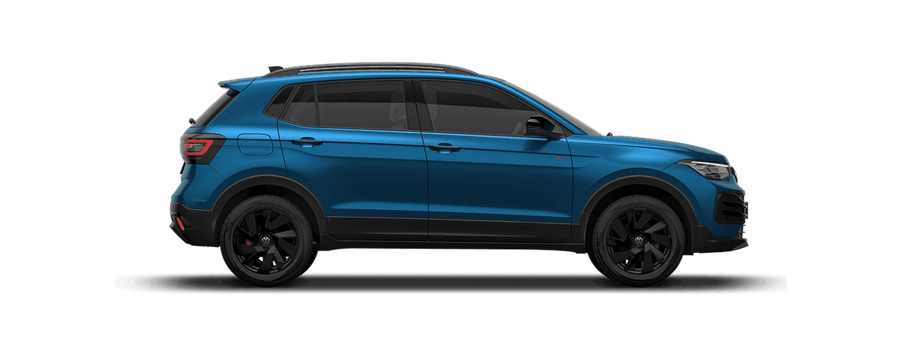 Volkswagen Taigun in Lava Blue Metallic