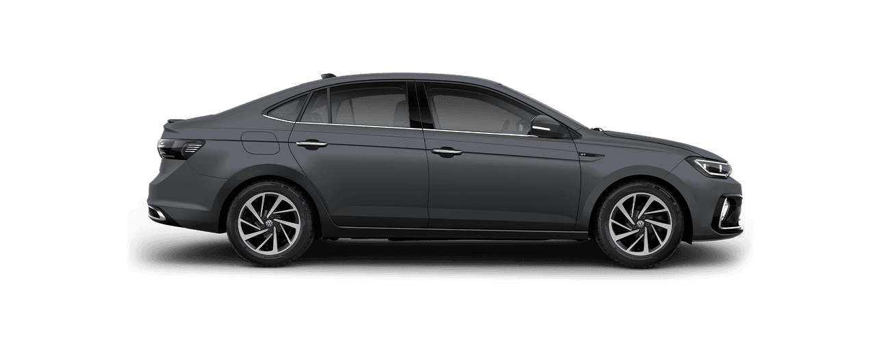 Volkswagen Virtus in Carbon Steel Grey Matte