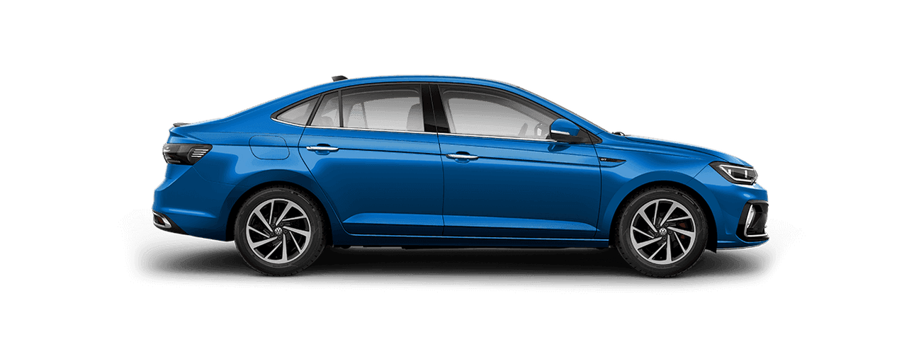 Volkswagen Virtus in Lava Blue