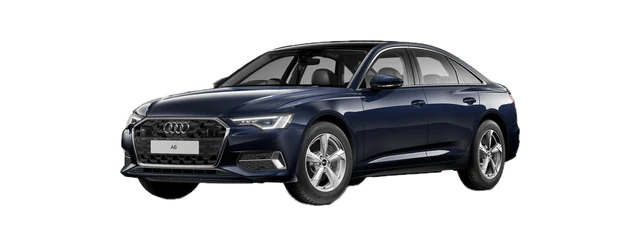 Audi A6 in Firmament Blue metallic