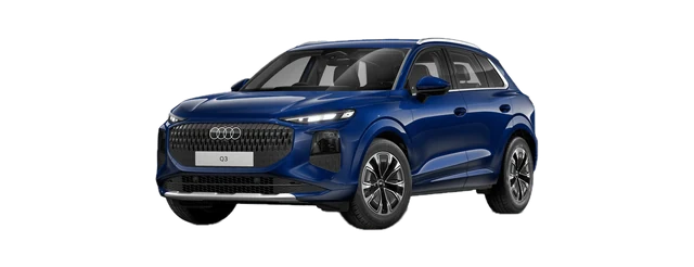 Audi Q3 in Navarra Blue metallic
