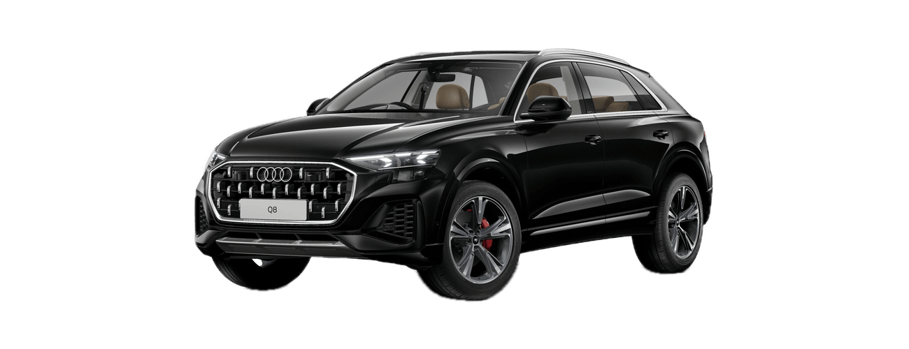 Audi Q8 in Mythos Black metallic