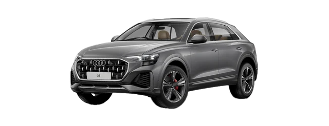 Audi Q8 in Samurai Gray metallic