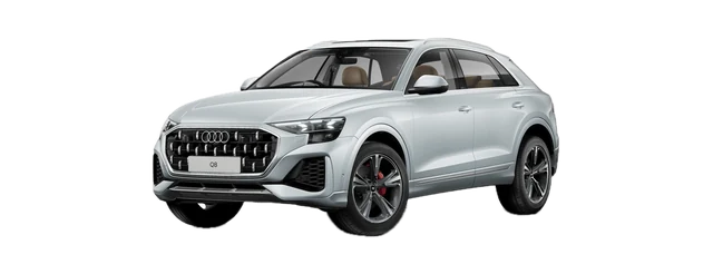 Audi Q8 in Satellite Silver metallic