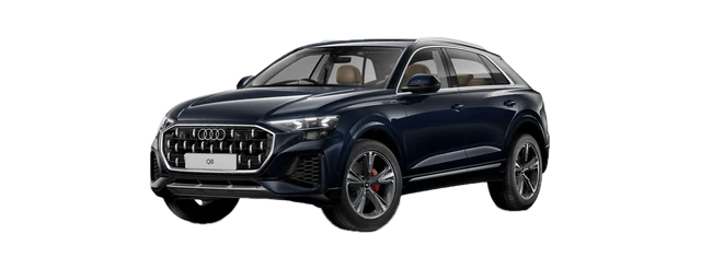 Audi Q8 in Waitomo Blue metallic
