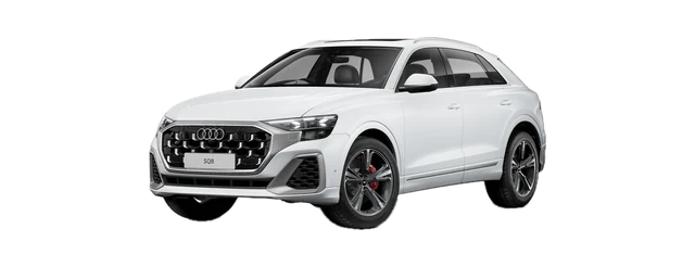 Audi SQ8 in Glacier White metallic