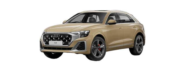 Audi SQ8 in Sakhir Gold metallic