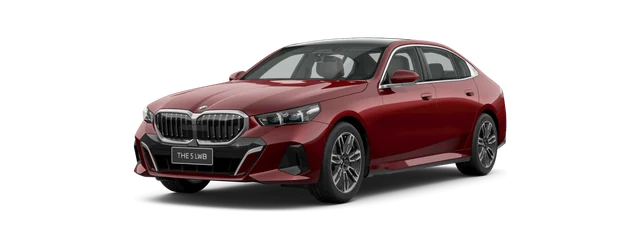 BMW 5 Series LWB in BMW Individual Aventurine Red metallic