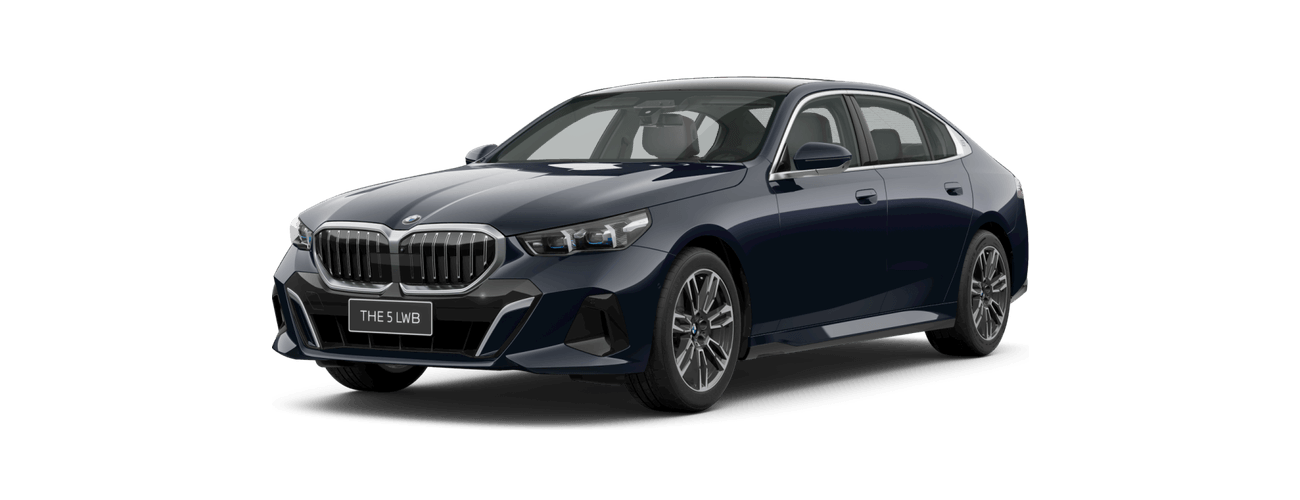 BMW 5 Series LWB in M Carbon Black metallic