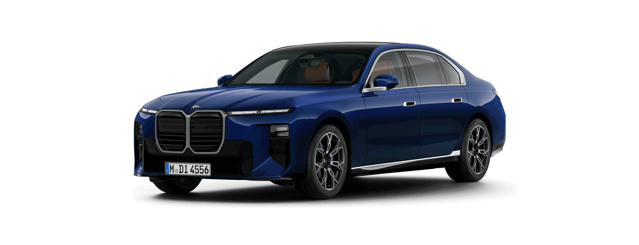 BMW 7 Series in BMW Individual Tanzanite Blue metallic