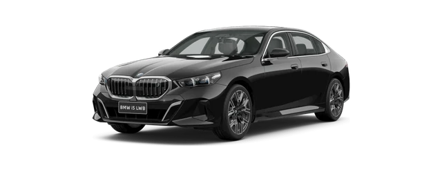 BMW i5 LWB in Black Sapphire metallic