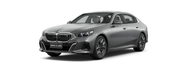 BMW i5 LWB in BMW Individual Frozen Pure Grey metallic