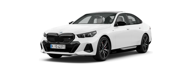 BMW i5 M60 in Alpine White solid