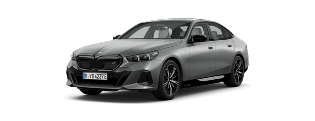 BMW i5 M60 in BMW Individual Frozen Pure Grey metallic