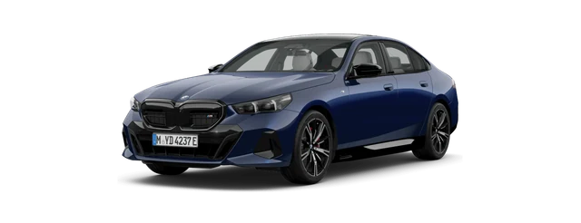 BMW i5 M60 in BMW Individual Tanzanite Blue metallic