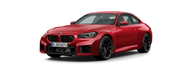 BMW M2 in Fire Red metallic