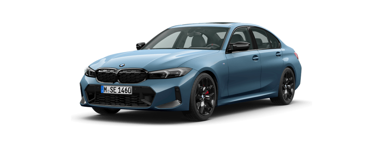 BMW M340i in Arctic Race Blue metallic
