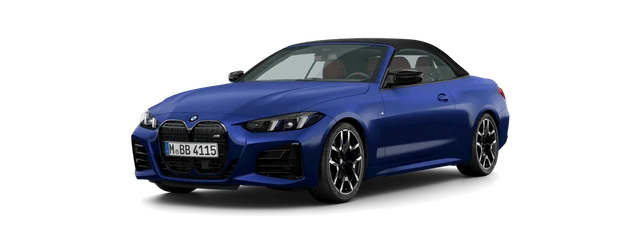 BMW M440i Convertible in BMW Individual Frozen Portimao Blue metallic