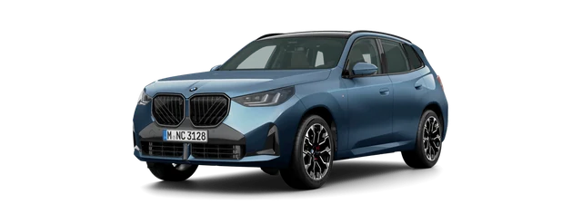 BMW X3 in Arctic Race Blue metallic