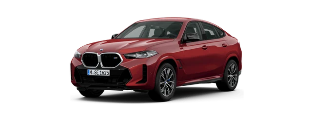BMW X6 M60i in Aventurine Red metallic