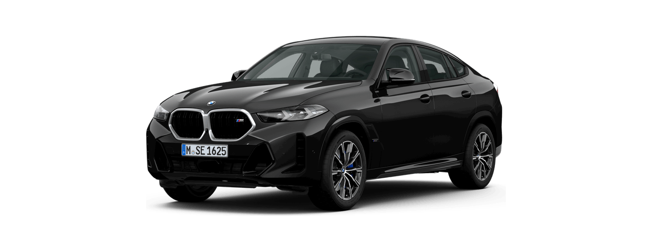 BMW X6 M60i in Black Sapphire metallic