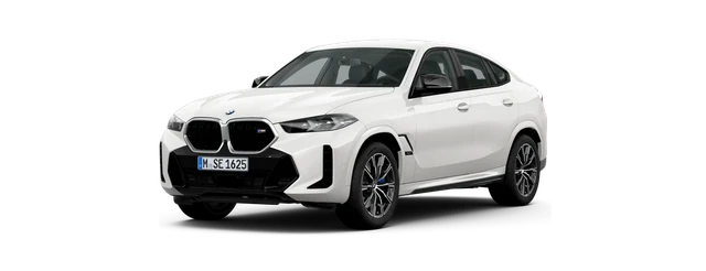 BMW X6 M60i in Mineral White metallic