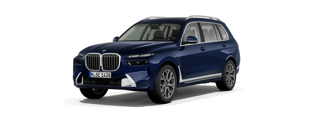 BMW X7 in BMW Individual Tanzanite Blue metallic