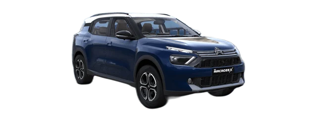 Citroen AircrossX in Cosmo Blue & Polar White