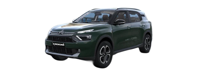 Citroen AircrossX in Deep Forest Green & Perla Nera Black