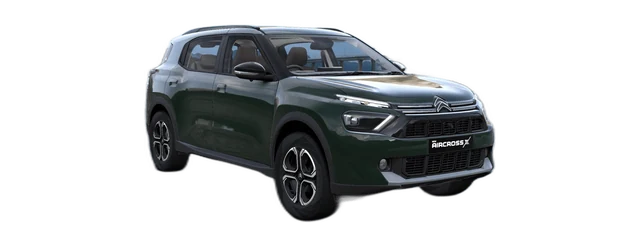 Citroen AircrossX in Deep Forest Green