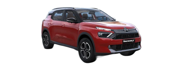 Citroen AircrossX in Garnet Red & Perla Nera Black