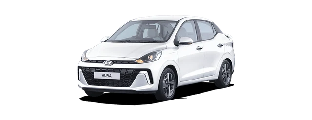 Hyundai Aura in Polar White