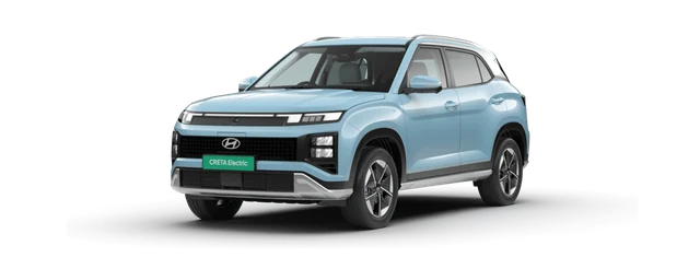 Hyundai Creta Electric in Ocean Blue