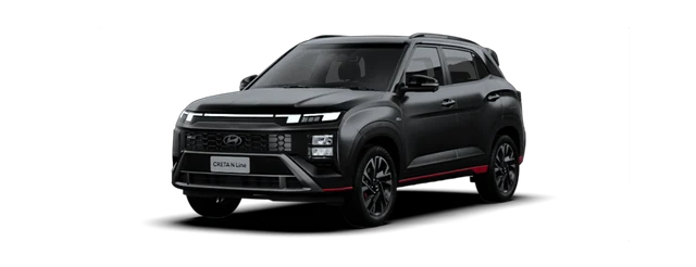 Hyundai Creta N Line in Abyss Black Matte