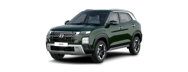 Hyundai Creta in Robust Emerald Pearl