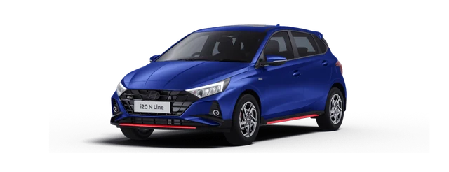 Hyundai i20 N Line in Thunder Blue
