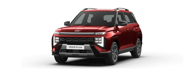 Hyundai Venue N Line in Dragon Red