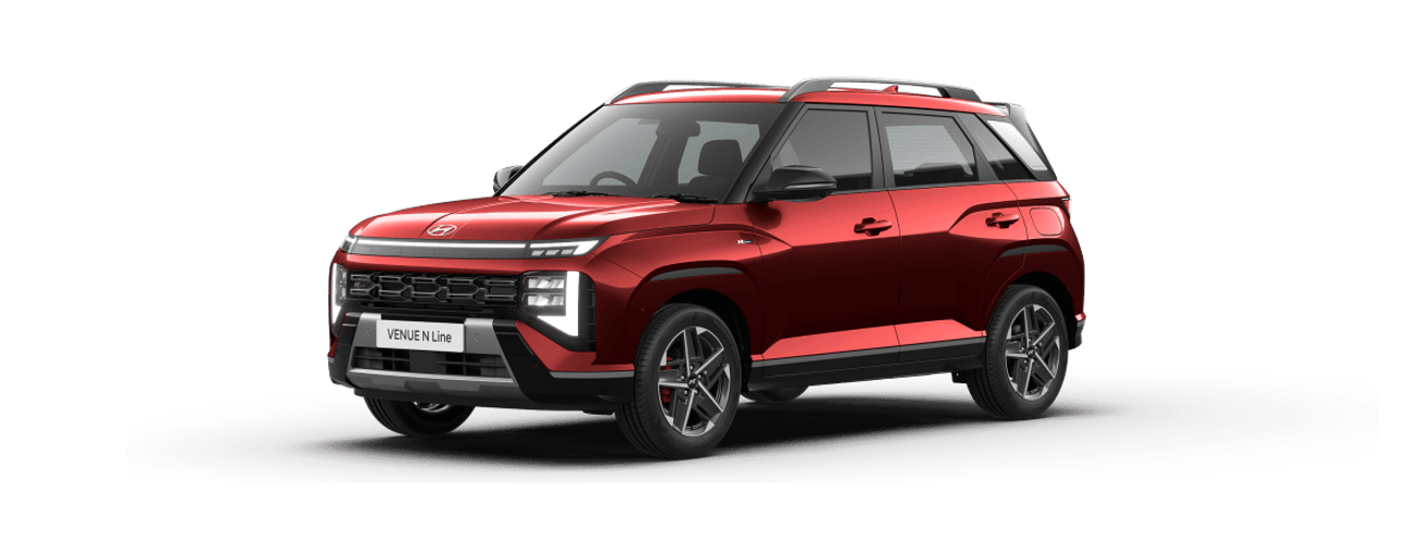 Hyundai Venue N Line in Dragon Red