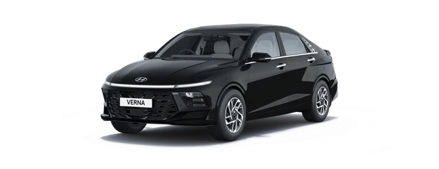 Hyundai Verna in Abyss Black
