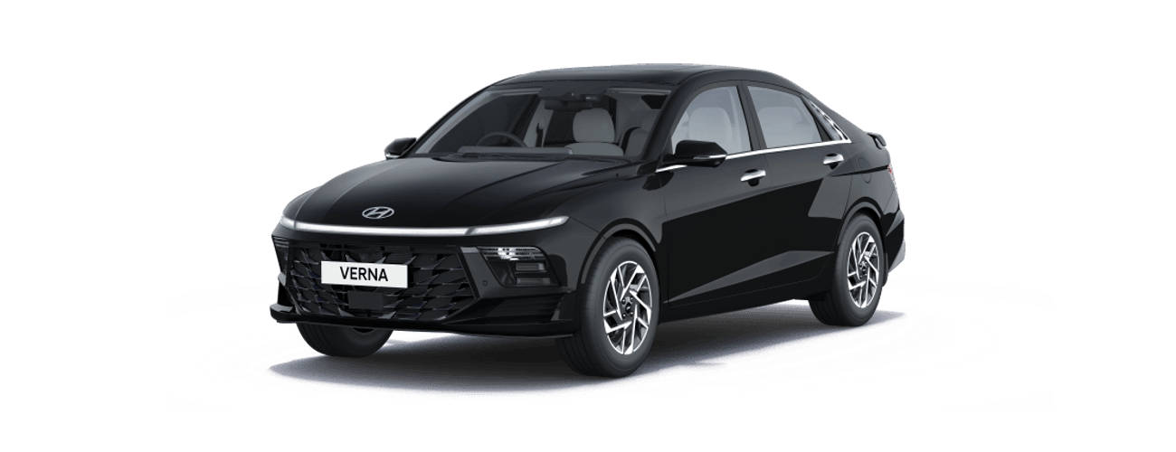 Hyundai Verna in Abyss Black