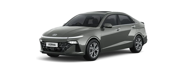 Hyundai Verna in Amazon Grey