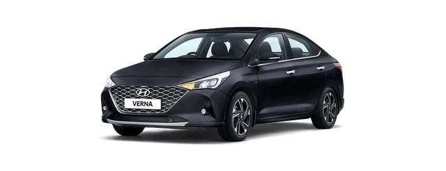 Hyundai Verna in Phantom Black
