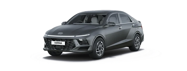 Hyundai Verna in Titan Grey Matte