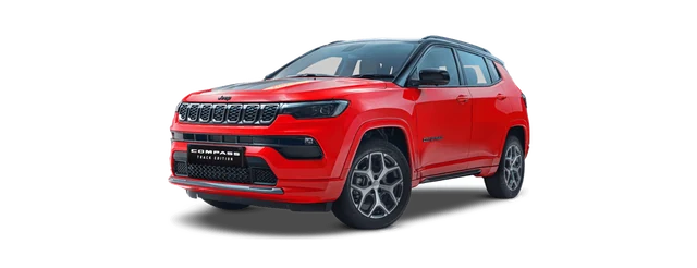 Jeep Compass in Exotica Red & Black Roof