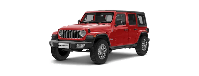 Jeep Wrangler in Firecracker Red